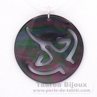 Tahitian Mother-of-Pearl Ray Pendant