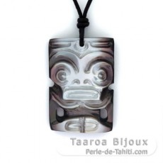Tahitian Mother-of-Pearl Tiki Pendant
