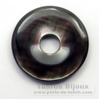 Tahitian mother-of-pearl round shape - 30 mm diameter