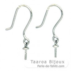 Earrings for pearls from 8 to 14 mm - Silver .925