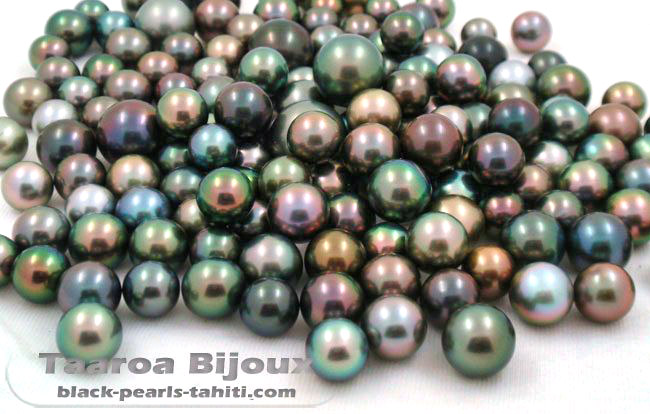 Batch of Beautifull Tahitian Pearls - Taaroa Bijoux