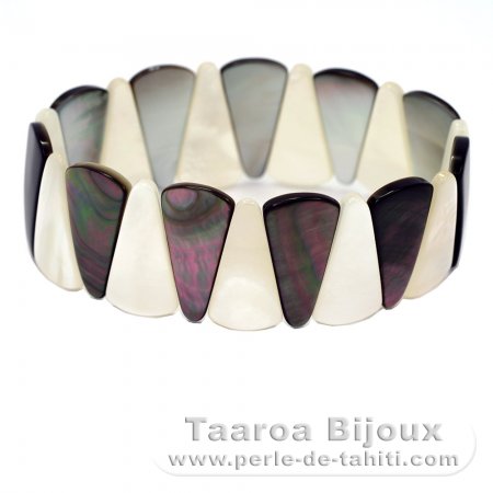 Tahitian Mother-of-pearl bracelet - Size = 18 cm