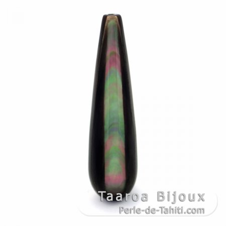 Tahitian Mother-of-pearl drop shape - 30 x 8 mm