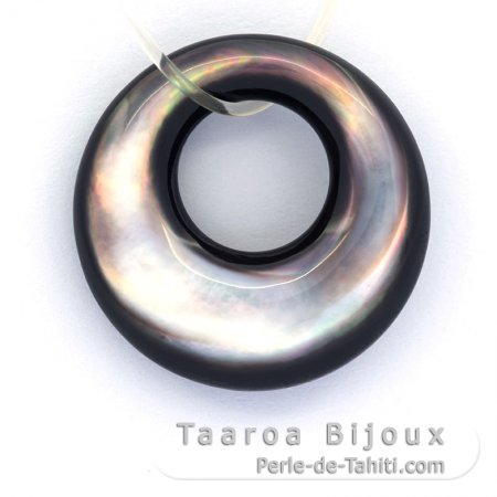 Tahitian mother-of-pearl round shape  - 25 mm diameter