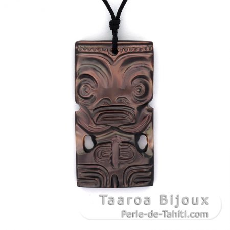 Tahitian Mother-of-Pearl Tiki Pendant