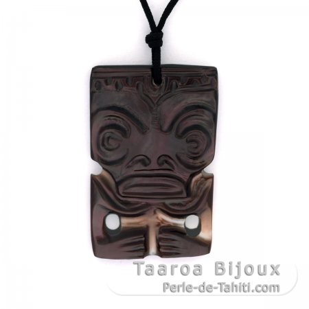Tahitian Mother-of-Pearl Tiki Pendant