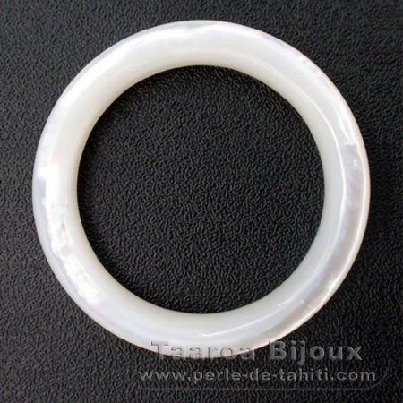 Mother-of-pearl round shape - 30 mm diameter