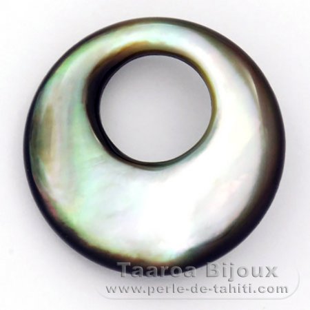 Tahitian mother-of-pearl round shape - 20 mm diameter