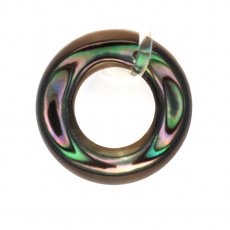Mother-of-pearl ring shape - 12 mm diameter
