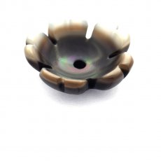 Flower of Tahitian mother-of-pearl - Diameter: 10 mm