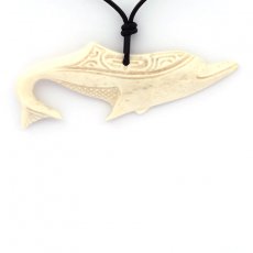 Dolphin Bone Pendant