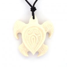 Turtle Pendant in Bone
