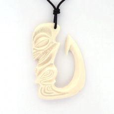 Bone Tiki Pendant