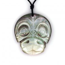 Tahitian Mother-of-Pearl Tiki Pendant