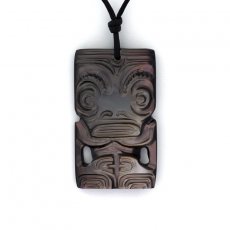 Tahitian Mother-of-Pearl Tiki Pendant