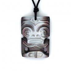 Tahitian Mother-of-Pearl Tiki Pendant