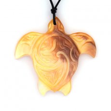 Tahitian Mother-of-Pearl Turtle Pendant