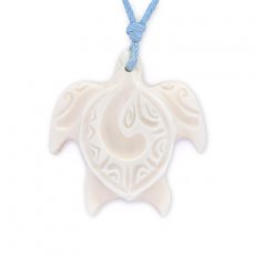 Turtle Pendant in Bone