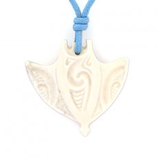 Manta Ray Pendant in Silver