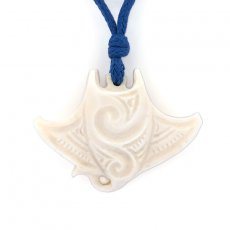 Manta Ray Pendant in Silver