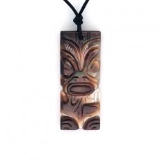 Tahitian Mother-of-Pearl Tiki Pendant