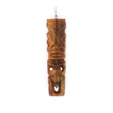 Tahitian Tiki Pendant in Swordfish Bill