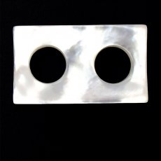 Mother-of-pearl rectangle shape - 25 x 14.5 x 5 mm