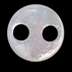 Mother-of-pearl round shape - 15 mm diameter