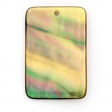 Tahitian mother-of-pearl rectangle shape - 30 x 20 mm