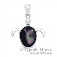Tahitian Mother-of-Pearl Turtle Pendant