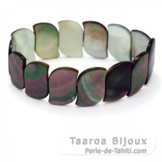 Tahitian Mother-of-pearl bracelet - Size = 18 cm