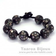 Tahitian Mother-of-pearl bracelet - Length = 19 cm