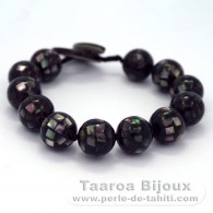 Tahitian Mother-of-pearl bracelet - Length = 19 cm