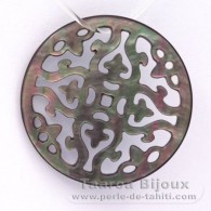 Tahitian mother-of-pearl round shape - 30 mm diameter