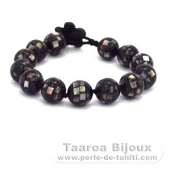 Tahitian Mother-of-pearl bracelet - Length = 19 cm