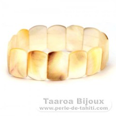 Australian Mother-of-pearl bracelet - Diameter = 6 cm