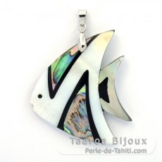 Tahitian Mother-of-Pearl Fish Pendant