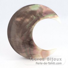 Tahitian mother-of-pearl shape - 56 mm diameter