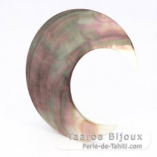 Tahitian mother-of-pearl shape - 56 mm diameter