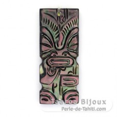 Tahitian Mother-of-Pearl Tiki Pendant