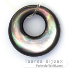 Tahitian mother-of-pearl round shape  - 25 mm diameter