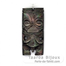 Tahitian Mother-of-Pearl Tiki Pendant