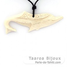 Dolphin Bone Pendant