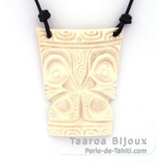 Bone Tiki Pendant