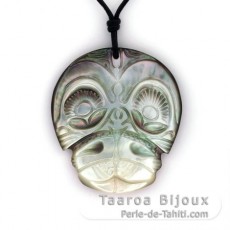 Tahitian Mother-of-Pearl Tiki Pendant