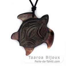 Tahitian Mother-of-Pearl Turtle Pendant