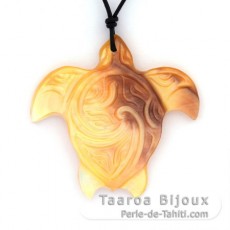 Tahitian Mother-of-Pearl Turtle Pendant
