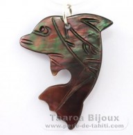 Mother-of-Pearl Dolphin - Free Gift for purchases over $274.52
