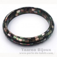 Tahitian Mother-of-pearl bracelet - Diameter = 7 cm