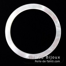 Mother-of-pearl round shape - 42 mm diameter